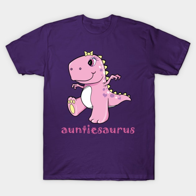 Auntiesaurus T-Shirt by cdclocks